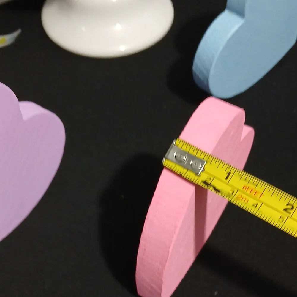 Pastel Heart Decorations (3) Pastel Hearts for $18